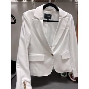 White Banana Republic Fitted Blazer